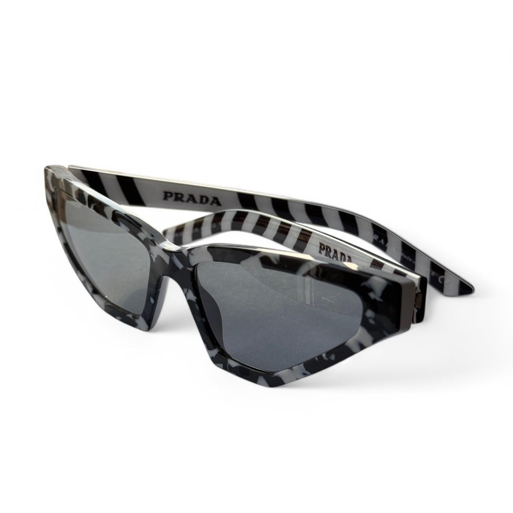 Prada Black and White Sunglasses
